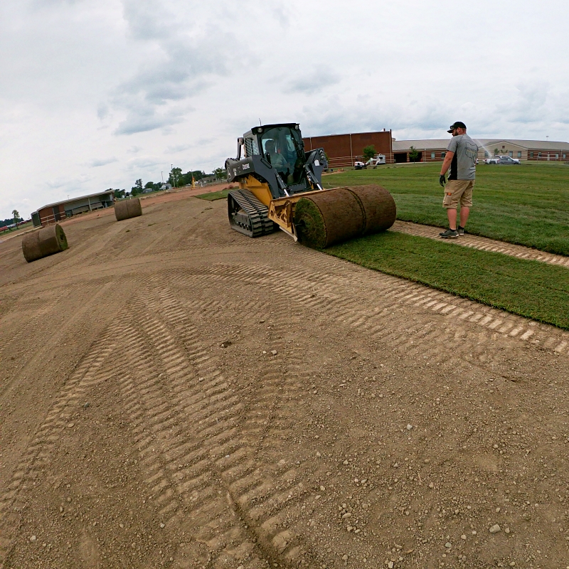 commercial  sod instillation